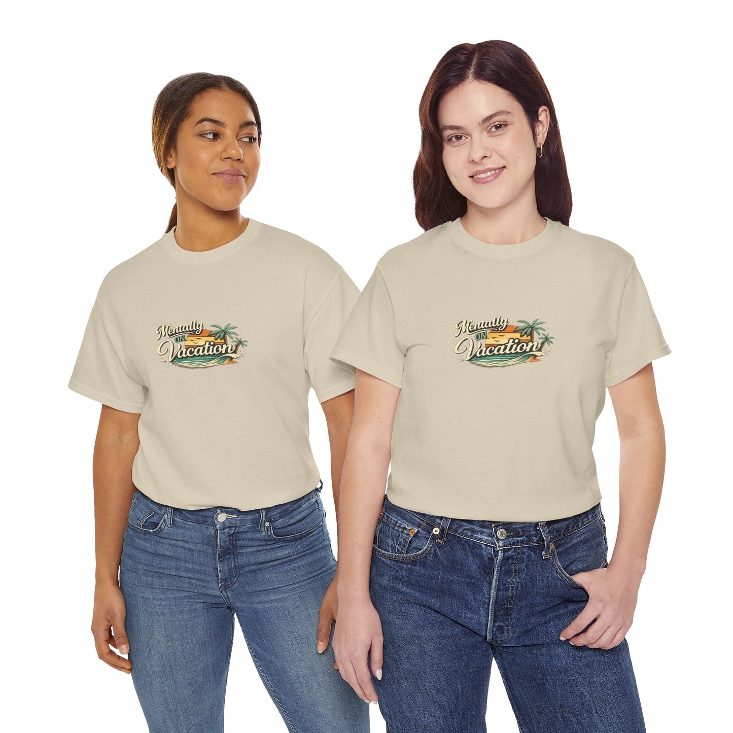 Mentally On Vacation Funny Shirt