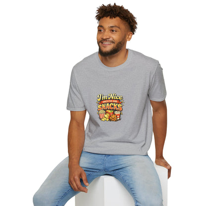 I’m Nice Once I’ve Had Snacks Retro Graphic Tee