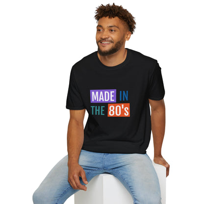 Made in the 80s Birthday Shirt – Retro 1980s Graphic Tee