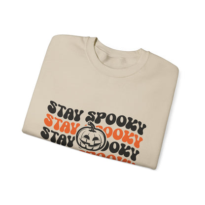 Stay Spooky Retro Halloween Sweatshirt | Vintage 70s Crewneck