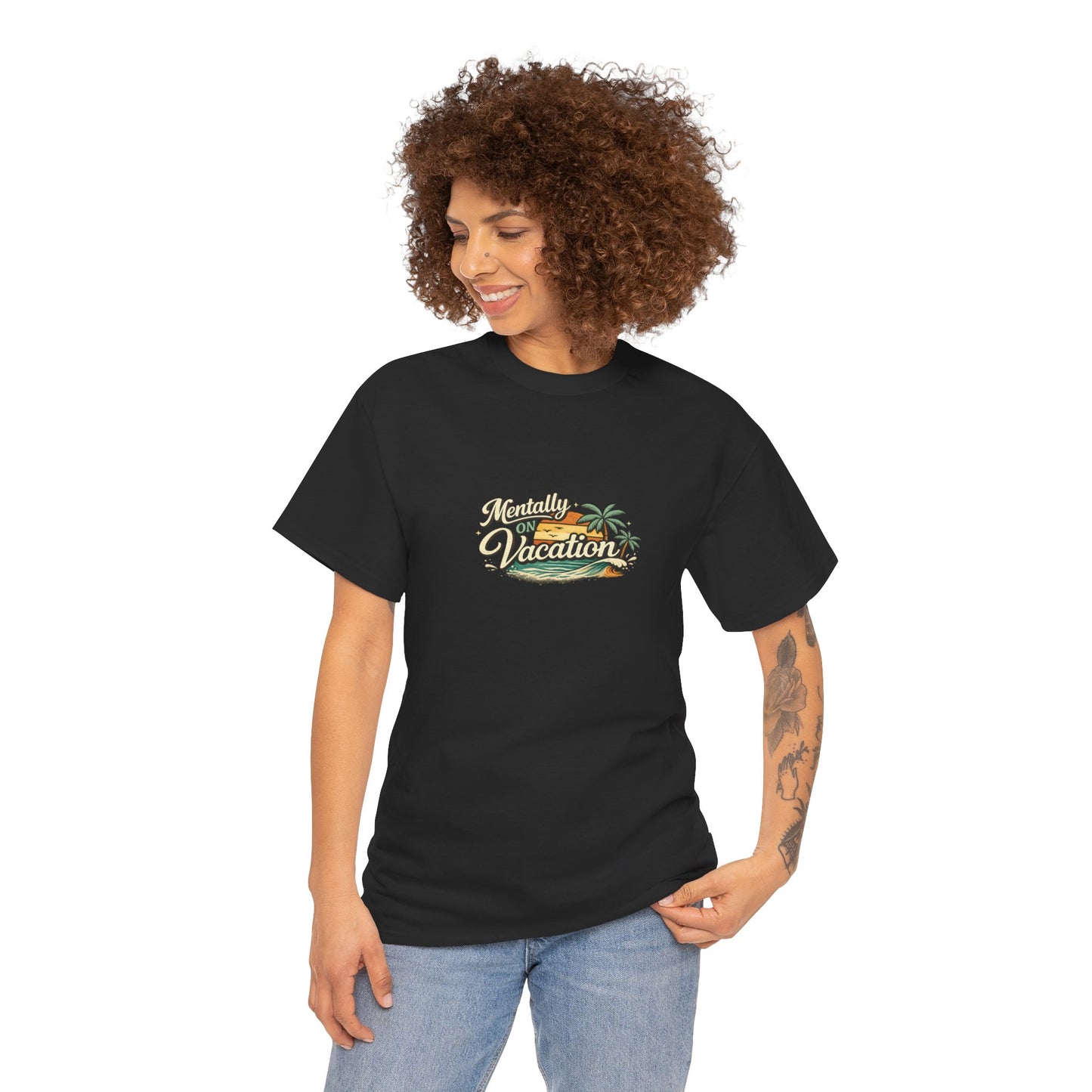 Mentally On Vacation Funny Shirt