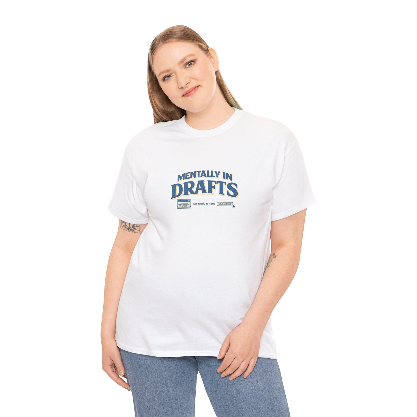Mentally in Drafts Shirt – Funny Overthinking Introvert Tee