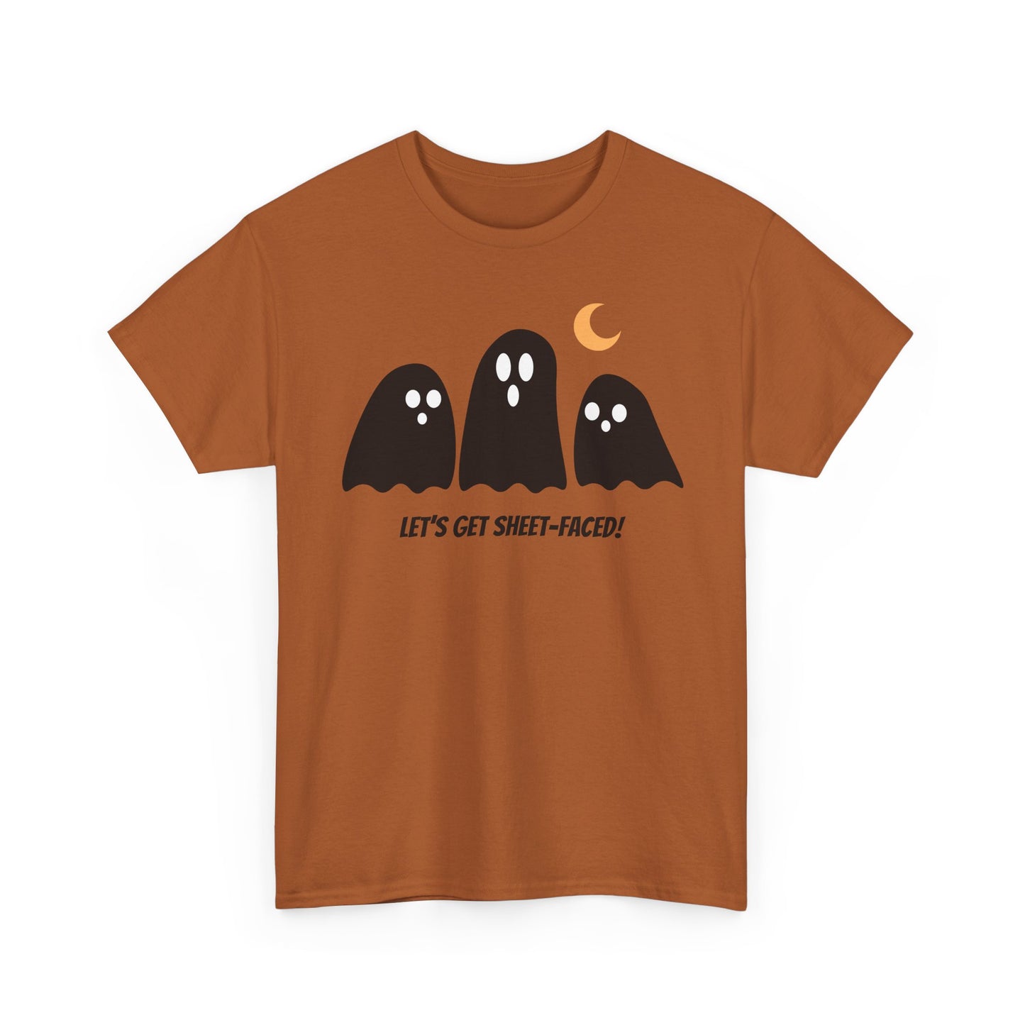Let's Get Sheet-Faced Unisex Heavy Cotton Tee