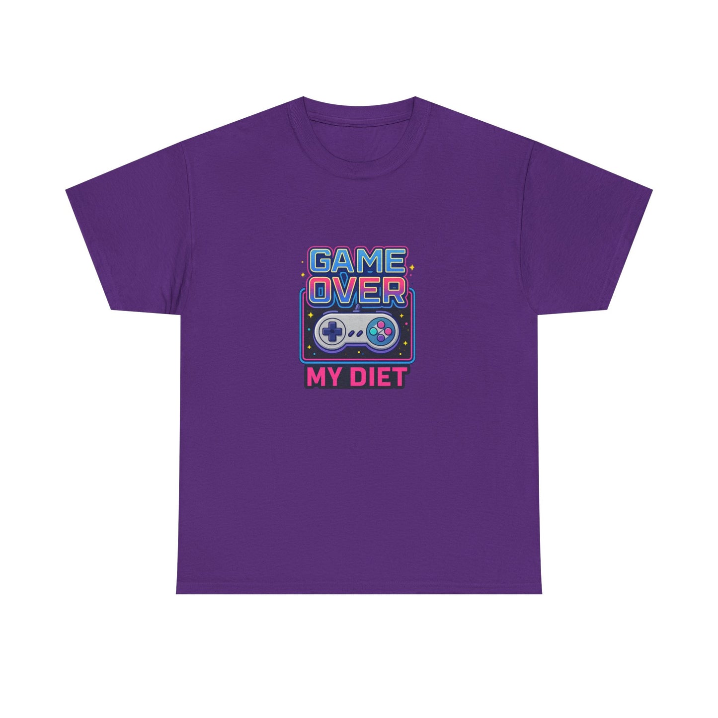 Game Over My Diet Shirt – Funny Gamer Food Graphic Tee