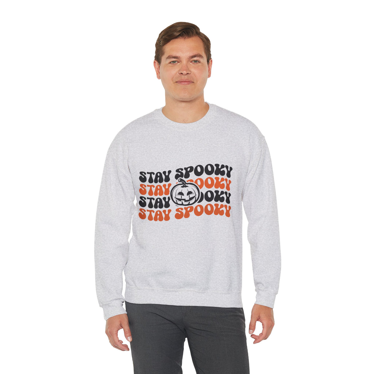 Stay Spooky Retro Halloween Sweatshirt | Vintage 70s Crewneck