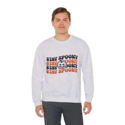 Stay Spooky Retro Halloween Sweatshirt | Vintage 70s Crewneck