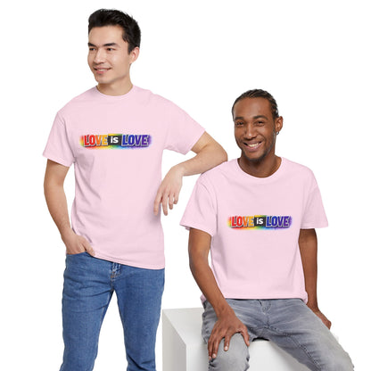 Love Is Love Shirt – Bold Rainbow Pride Graphic Tee