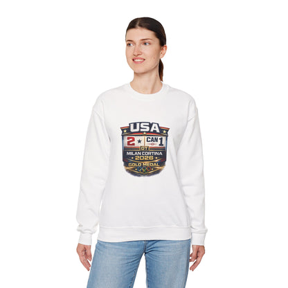 USA Hockey 2026 Gold Championship Sweatshirt – 2-1 OT Classic