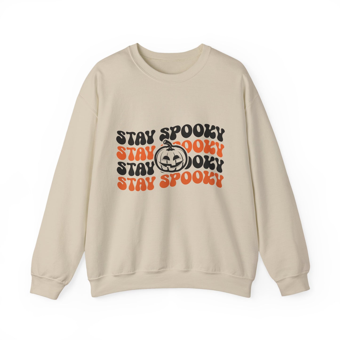 Stay Spooky Retro Halloween Sweatshirt | Vintage 70s Crewneck