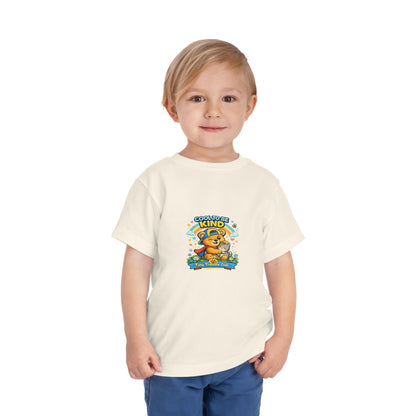 Kind Bear Kids Shirt – Tiny Trouble Club Positive Message Toddler Graphic Tee