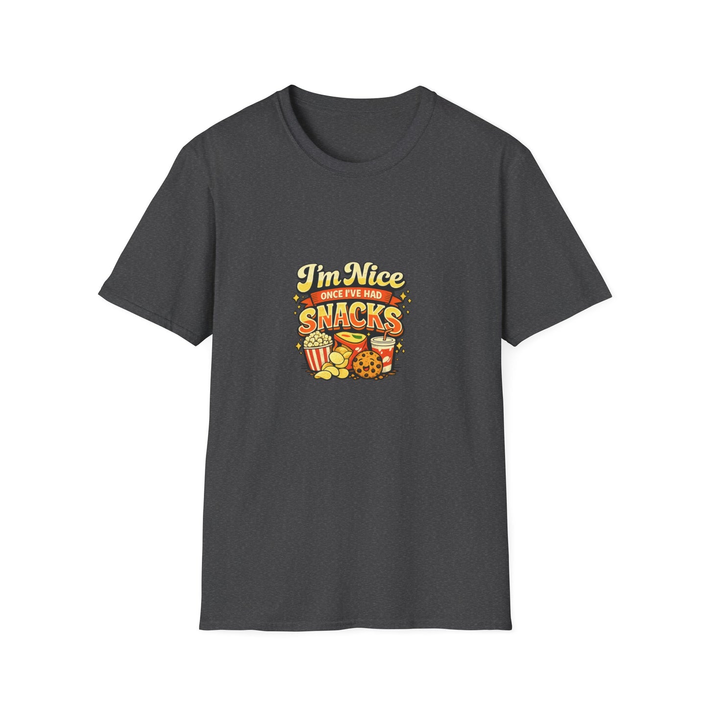 I’m Nice Once I’ve Had Snacks Retro Graphic Tee