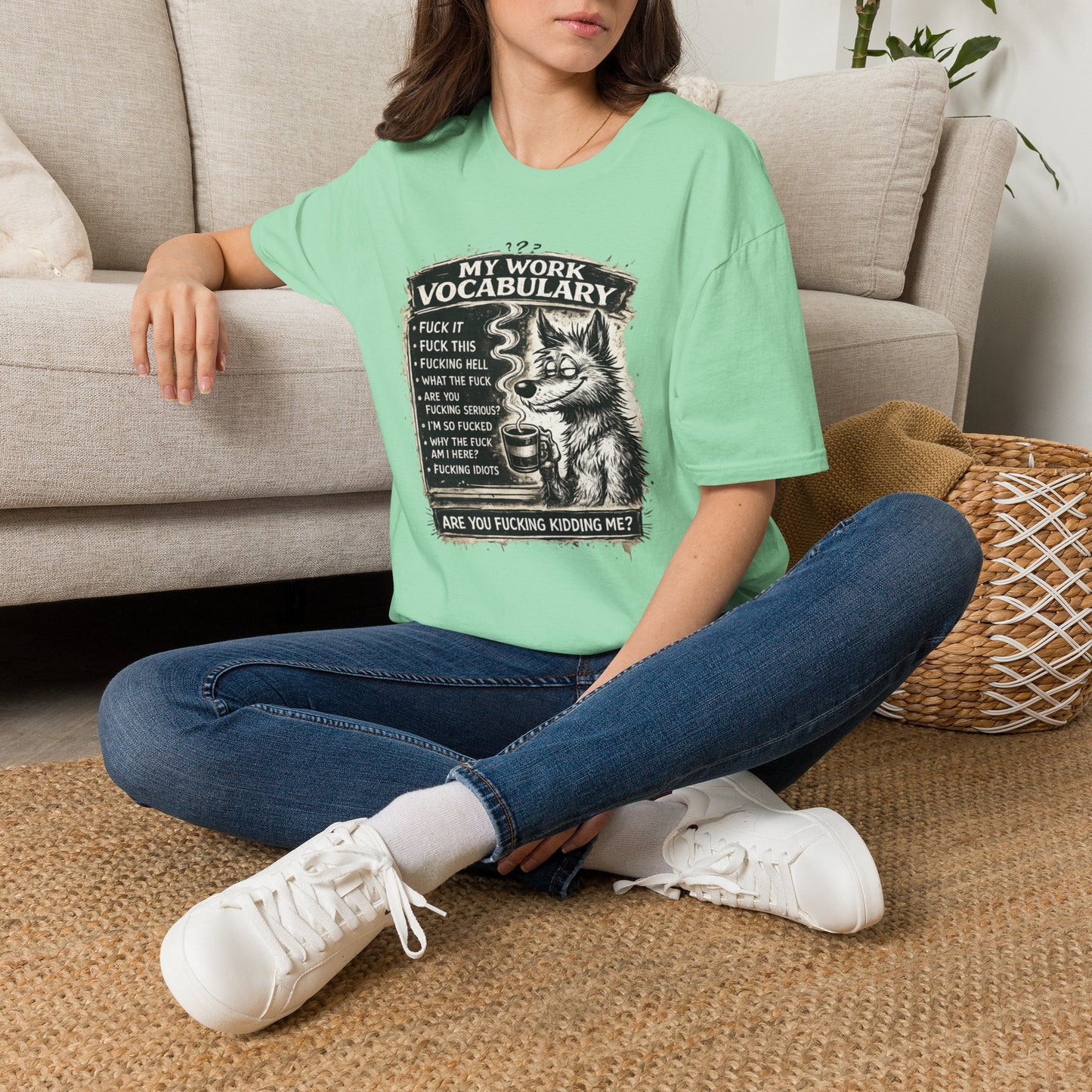 My Work Vocabulary Shirt | Funny Office Humor Graphic Tee