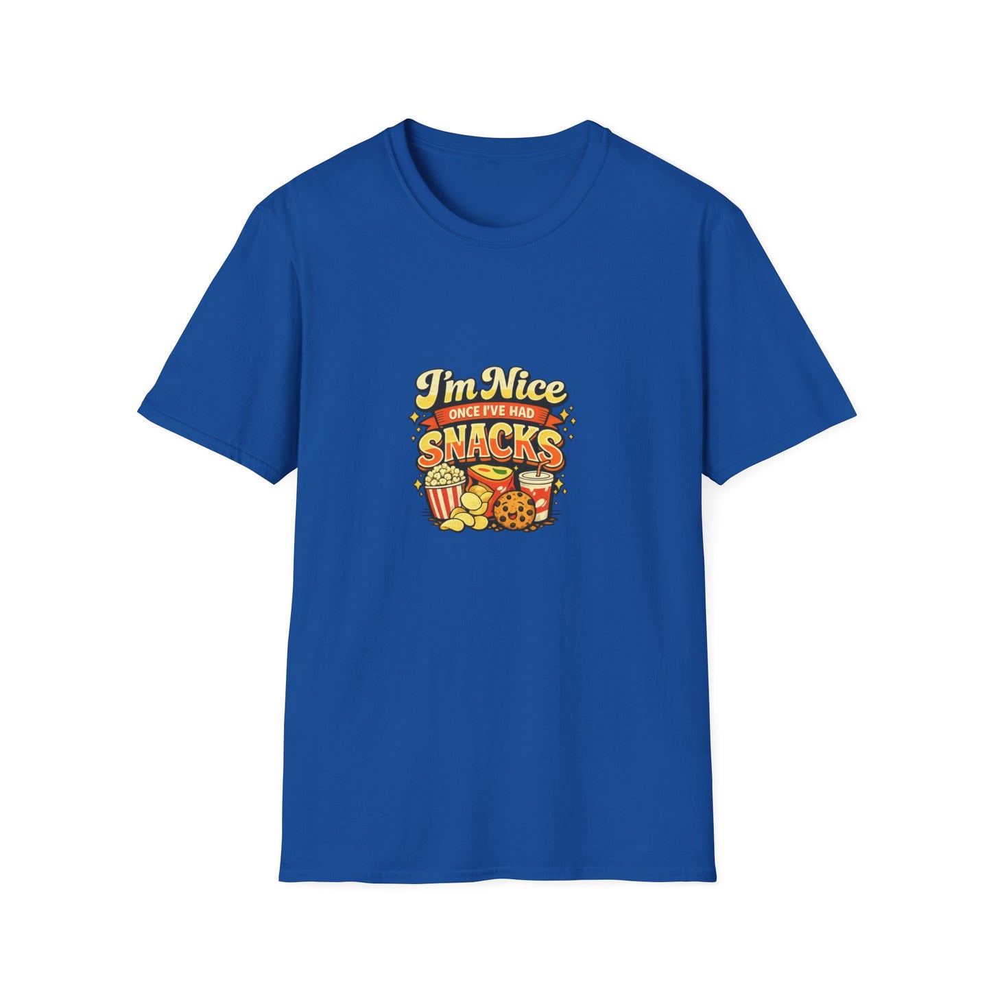 I’m Nice Once I’ve Had Snacks Retro Graphic Tee