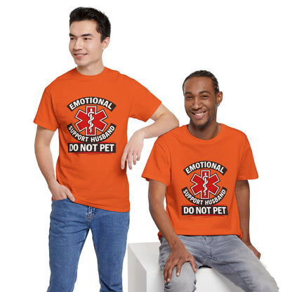 Emotional Support Husband “Do Not Pet” Shirt – Funny Husband Tee