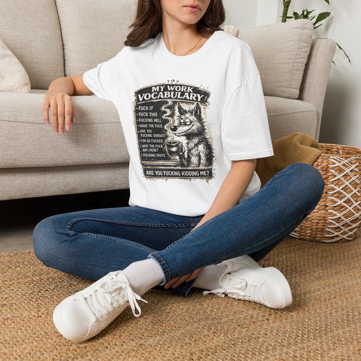 My Work Vocabulary Shirt | Funny Office Humor Graphic Tee