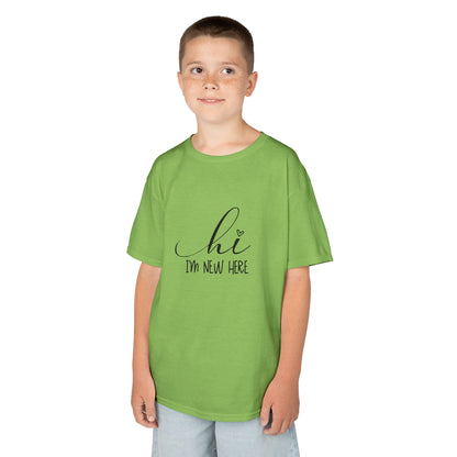 Hi I'm New Here: Fun and Friendly Kids' T-Shirt –  for Little Adventurers!