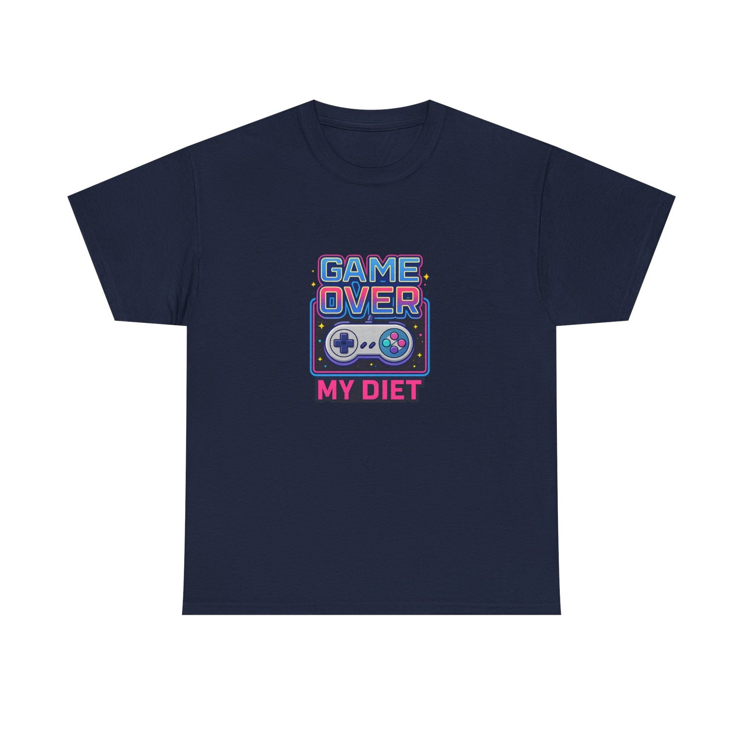 Game Over My Diet Shirt – Funny Gamer Food Graphic Tee