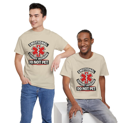 Emotional Support Husband “Do Not Pet” Shirt – Funny Husband Tee