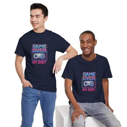 Game Over My Diet Shirt – Funny Gamer Food Graphic Tee
