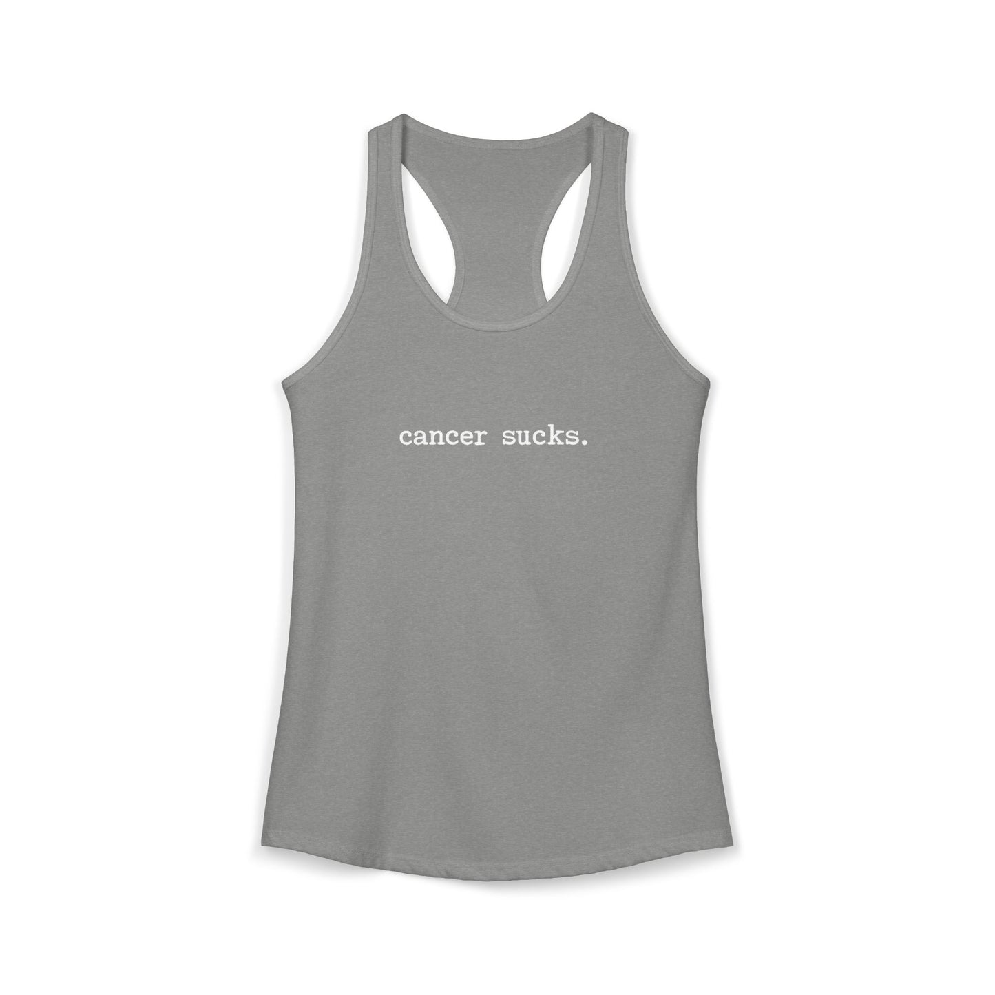 Cancer Sucks - Women's Ideal Racerback Tank