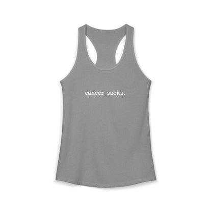 Cancer Sucks - Women's Ideal Racerback Tank