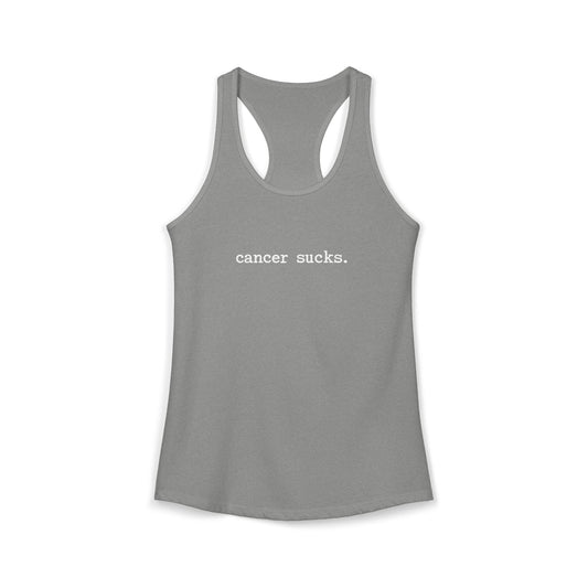 Cancer Sucks - Women's Ideal Racerback Tank