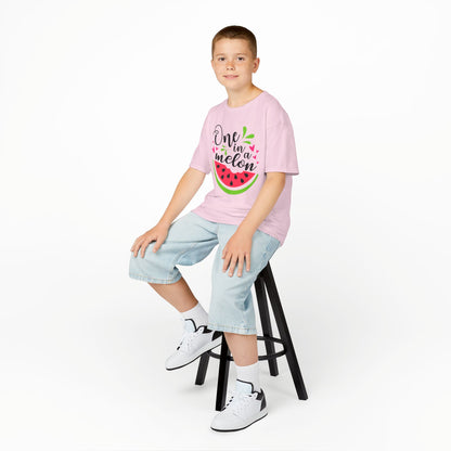 One in a Melon: Fun Cartoon Watermelon Graphic Kids' T-Shirt