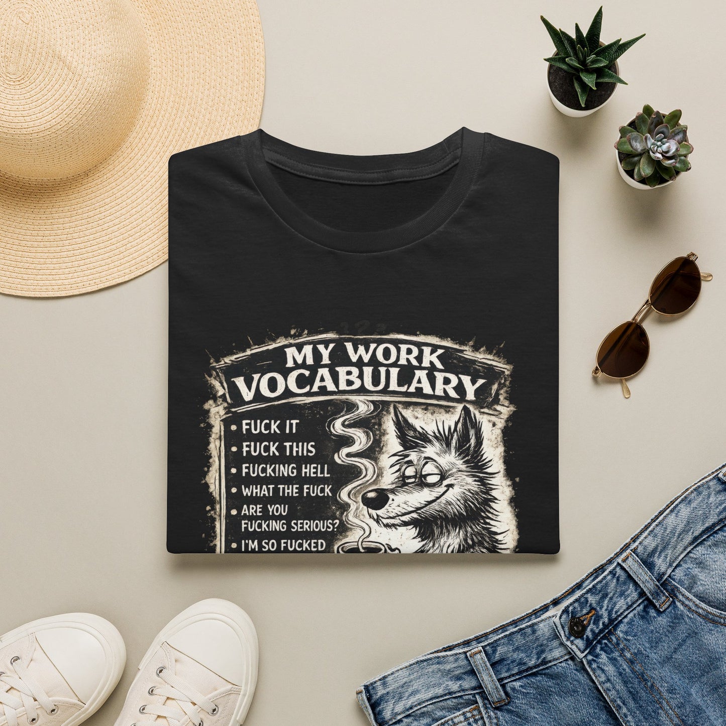 My Work Vocabulary Shirt | Funny Office Humor Graphic Tee