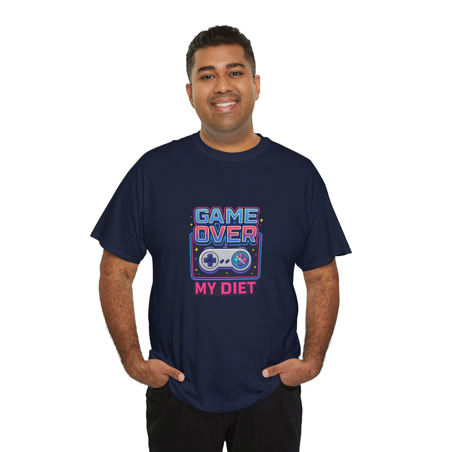 Game Over My Diet Shirt – Funny Gamer Food Graphic Tee