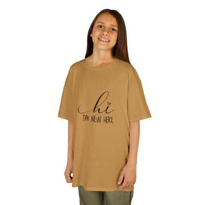 Hi I'm New Here: Fun and Friendly Kids' T-Shirt –  for Little Adventurers!