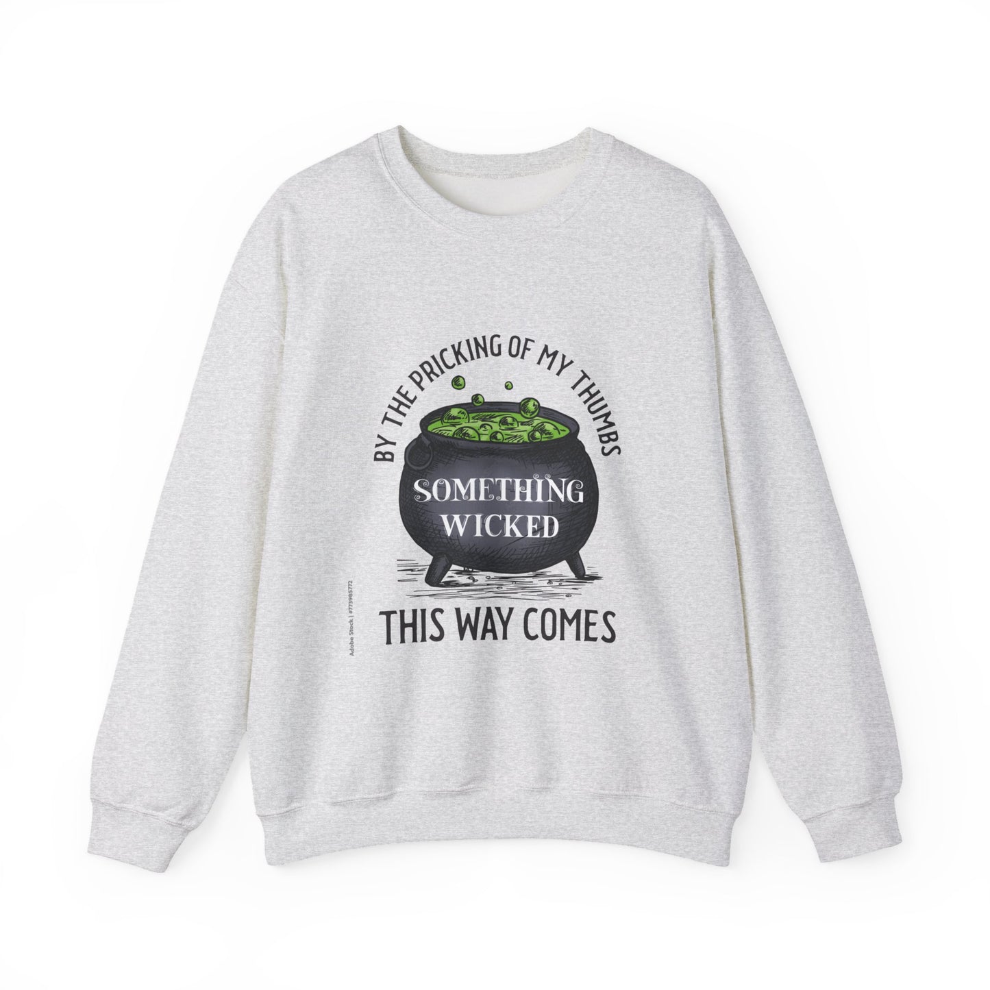 Something Wicked This Way Comes Halloween Sweatshirt | Witch Cauldron Crewneck