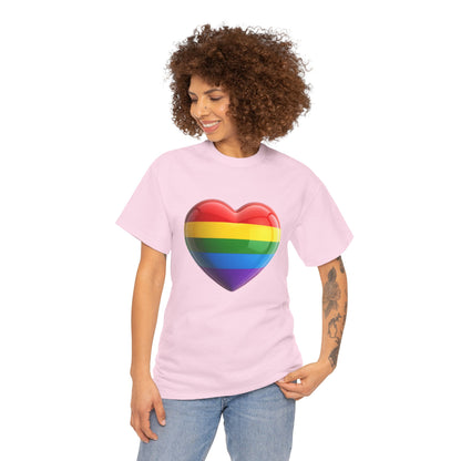 "Love Loud" Rainbow Heart Tee