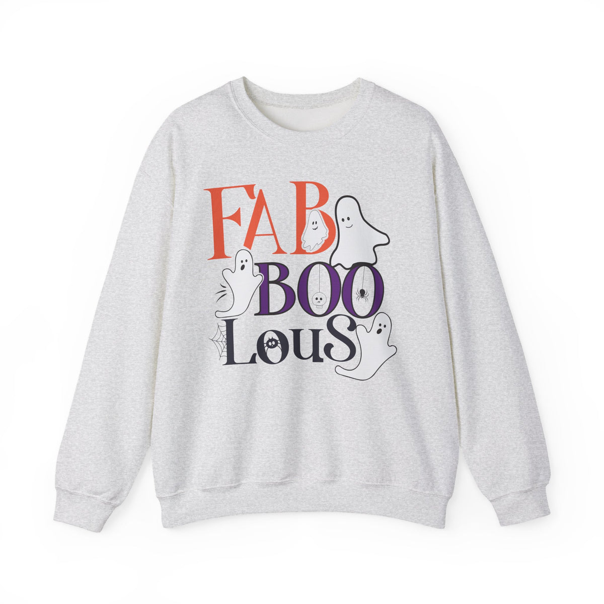 Fab-Boo-Lous Halloween Sweatshirt | Cute Ghost Spooky Season Crewneck