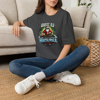 Guest DJ From the North Pole Christmas Shirt | Funny DJ Holiday Tee