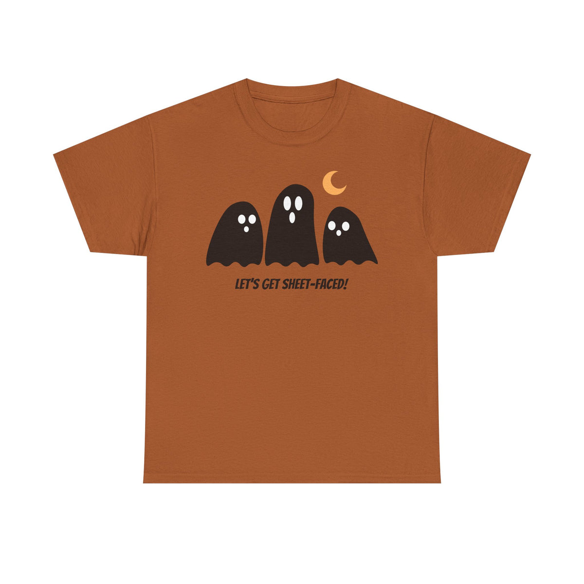 Let's Get Sheet-Faced Unisex Heavy Cotton Tee