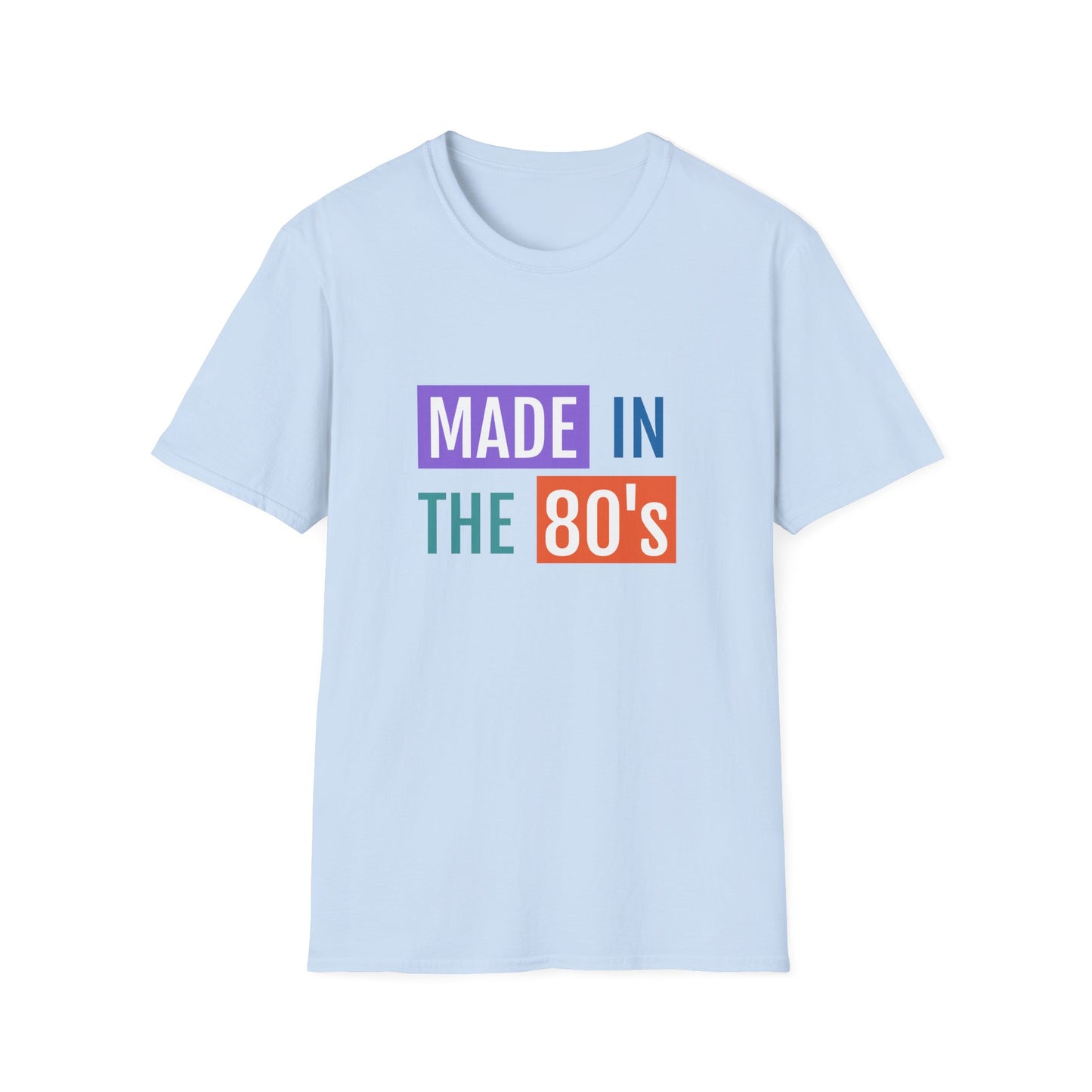 Made in the 80s Birthday Shirt – Retro 1980s Graphic Tee