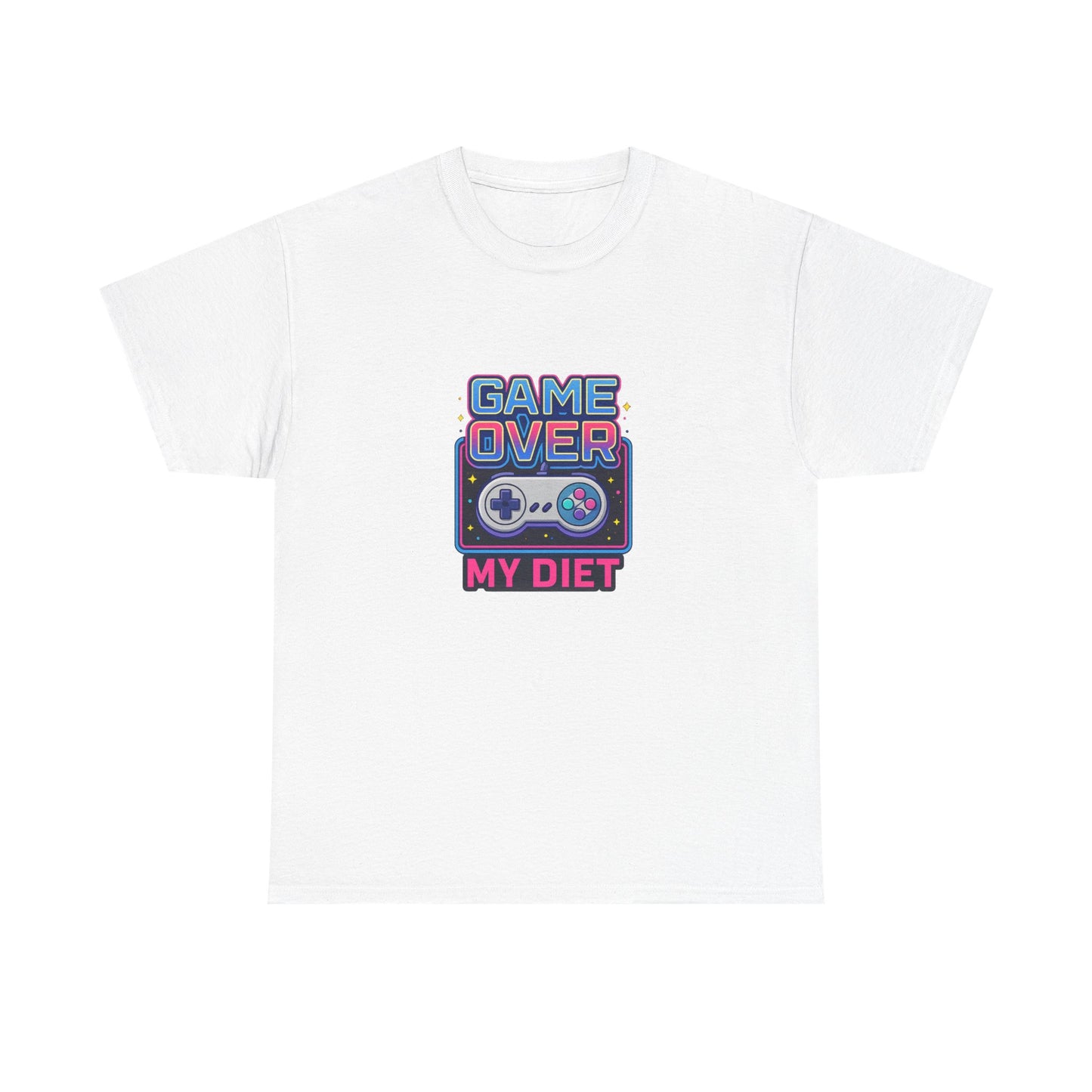 Game Over My Diet Shirt – Funny Gamer Food Graphic Tee