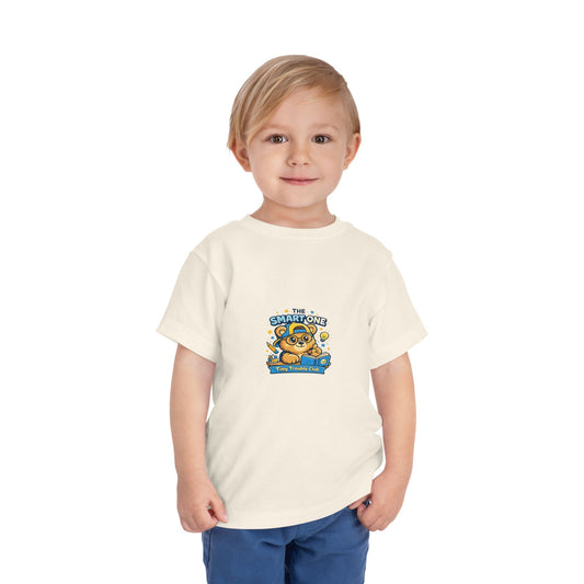 Smart Bear Kids Shirt – Tiny Trouble Club Educational Graphic Tee for Toddlers & Children