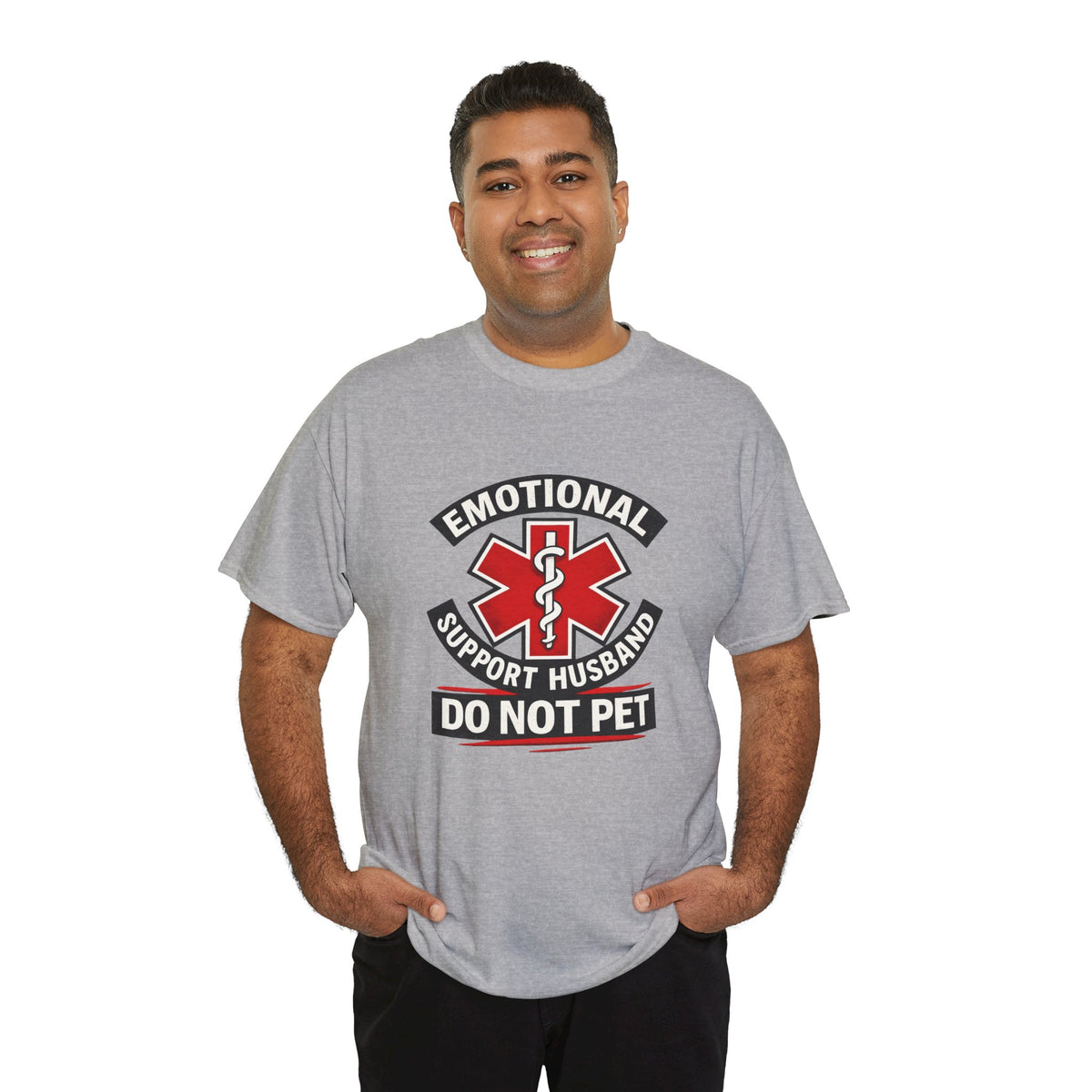 Emotional Support Husband “Do Not Pet” Shirt – Funny Husband Tee