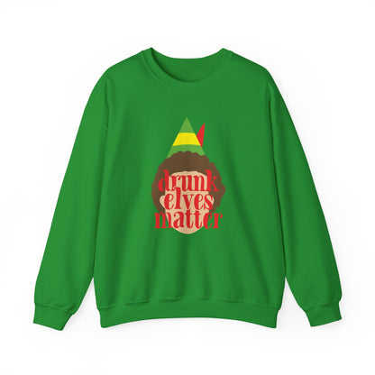 Festive Fun: Drunk Elves Matter Holiday Sweatshirt