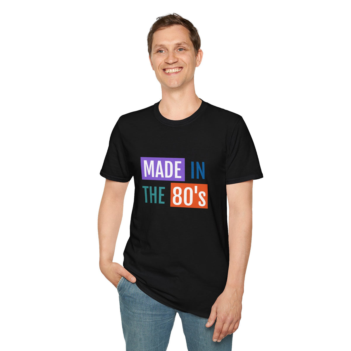 Made in the 80s Birthday Shirt – Retro 1980s Graphic Tee