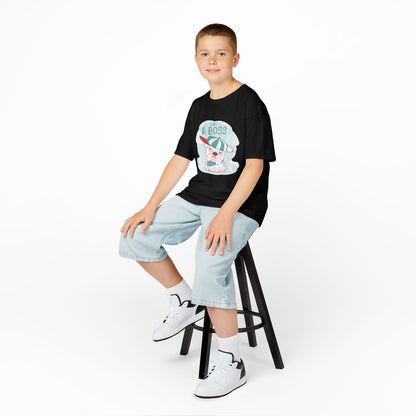 Like a Boss: Cool Cartoon Bulldog Graphic Kids' T-Shirt
