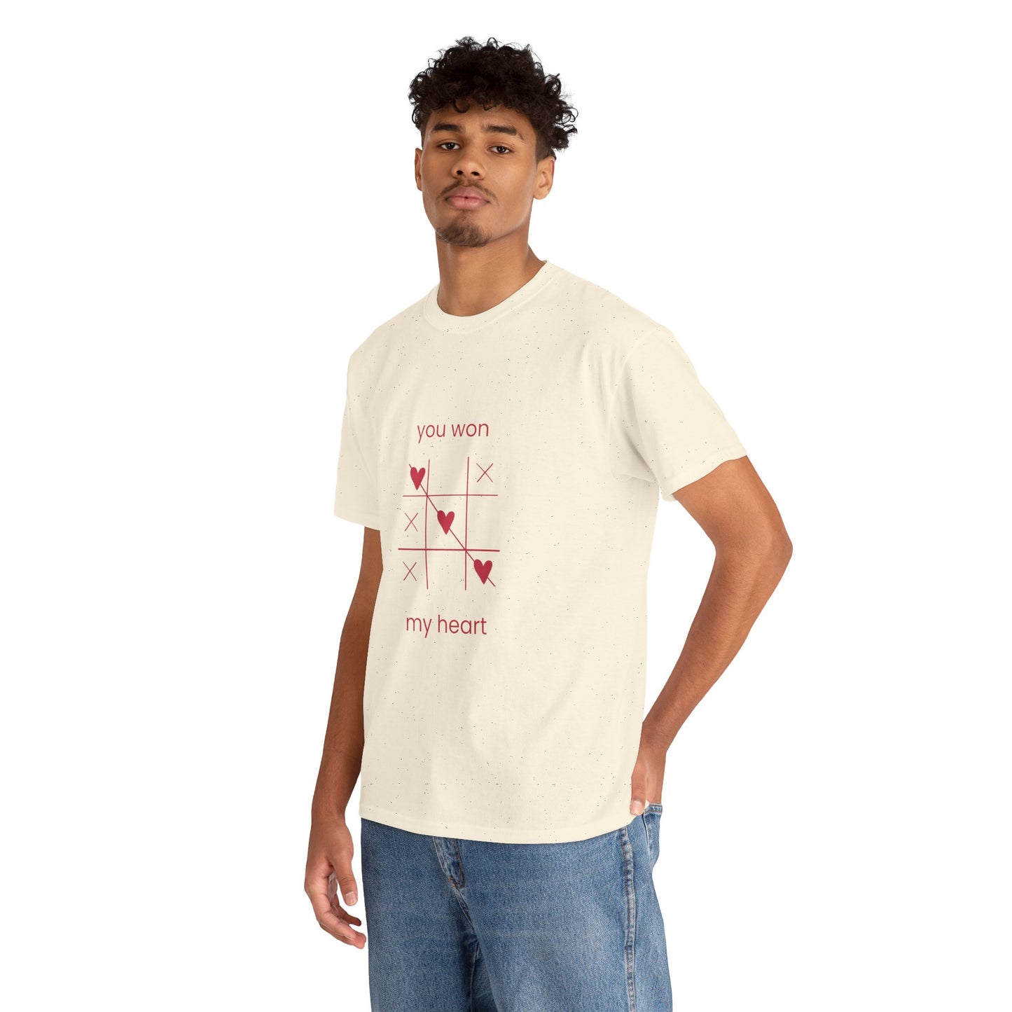 You Won My Heart Valentine Shirt – Cute Tic Tac Toe Love Tee, Romantic Gift for Her, Pink Valentine’s T-Shirt