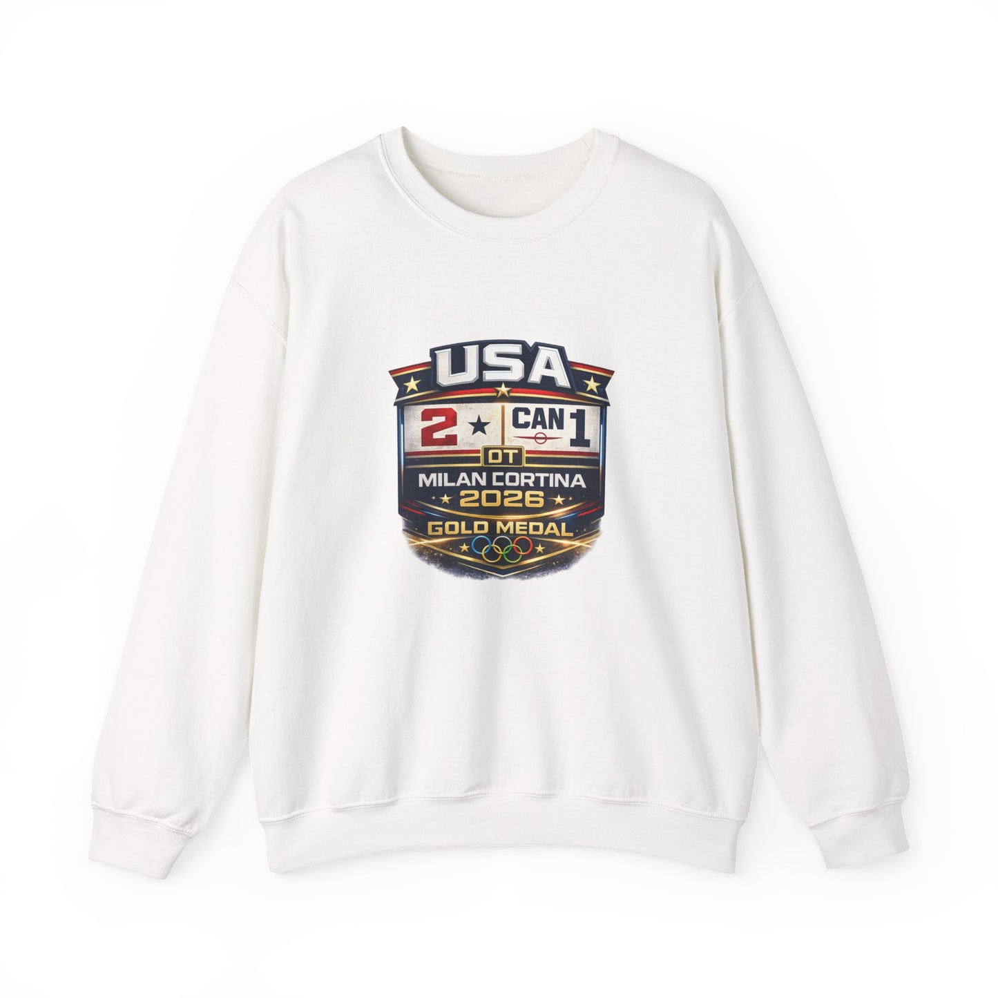 USA Hockey 2026 Gold Championship Sweatshirt – 2-1 OT Classic