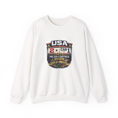 USA Hockey 2026 Gold Championship Sweatshirt – 2-1 OT Classic