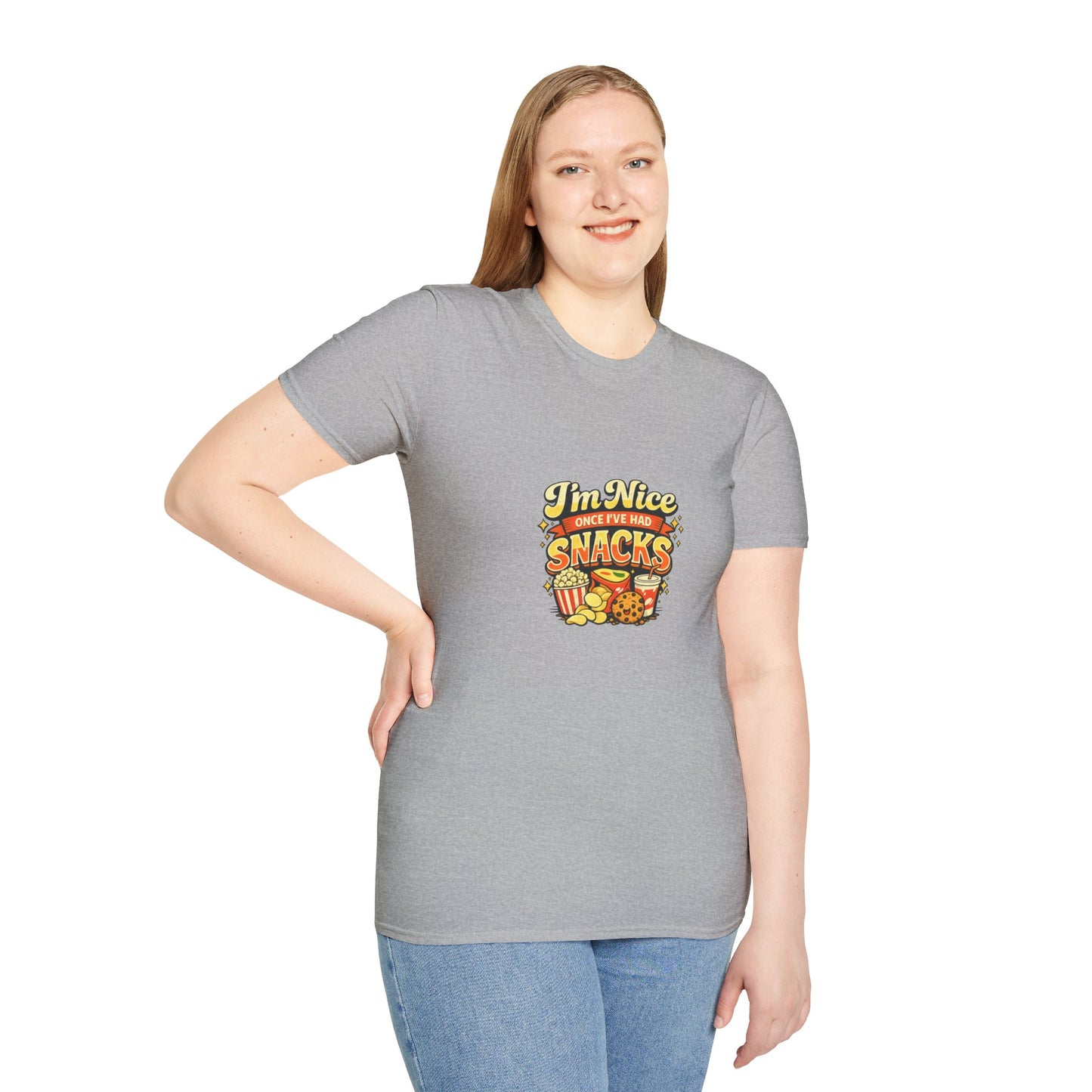 I’m Nice Once I’ve Had Snacks Retro Graphic Tee