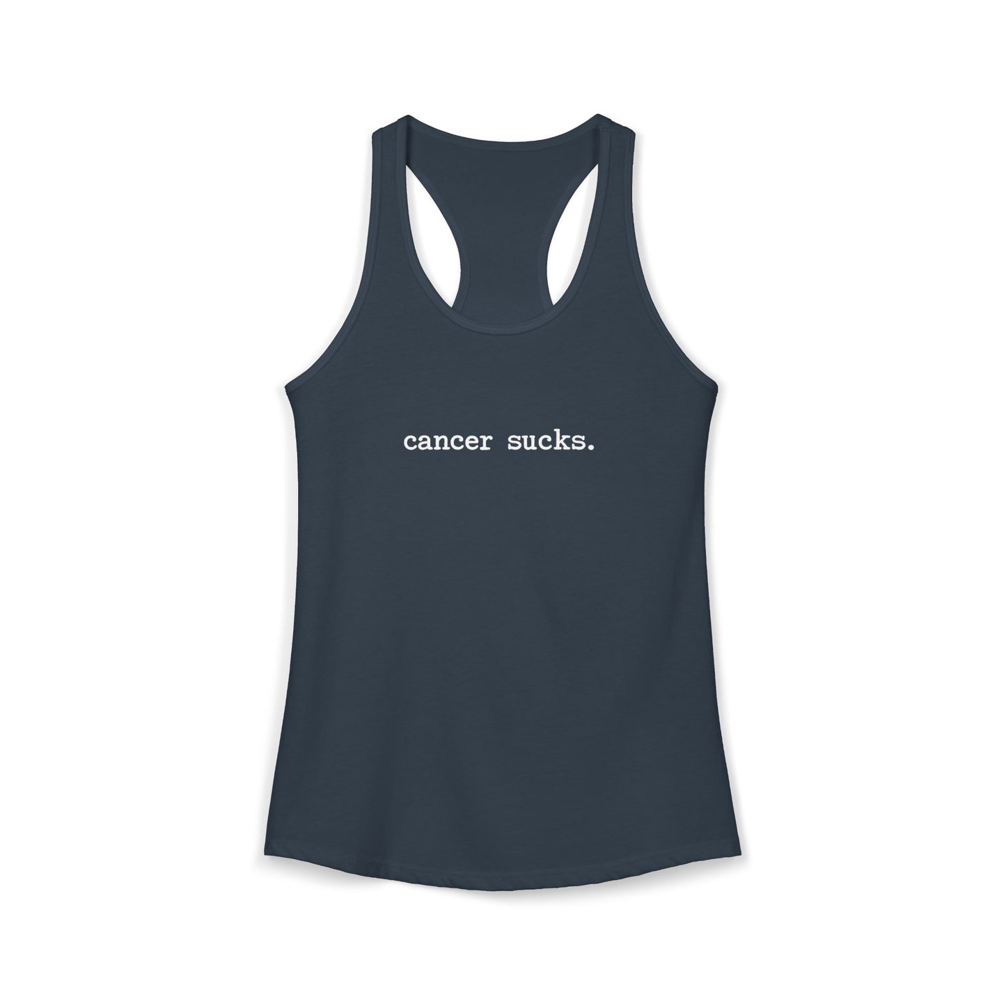 Cancer Sucks - Women's Ideal Racerback Tank