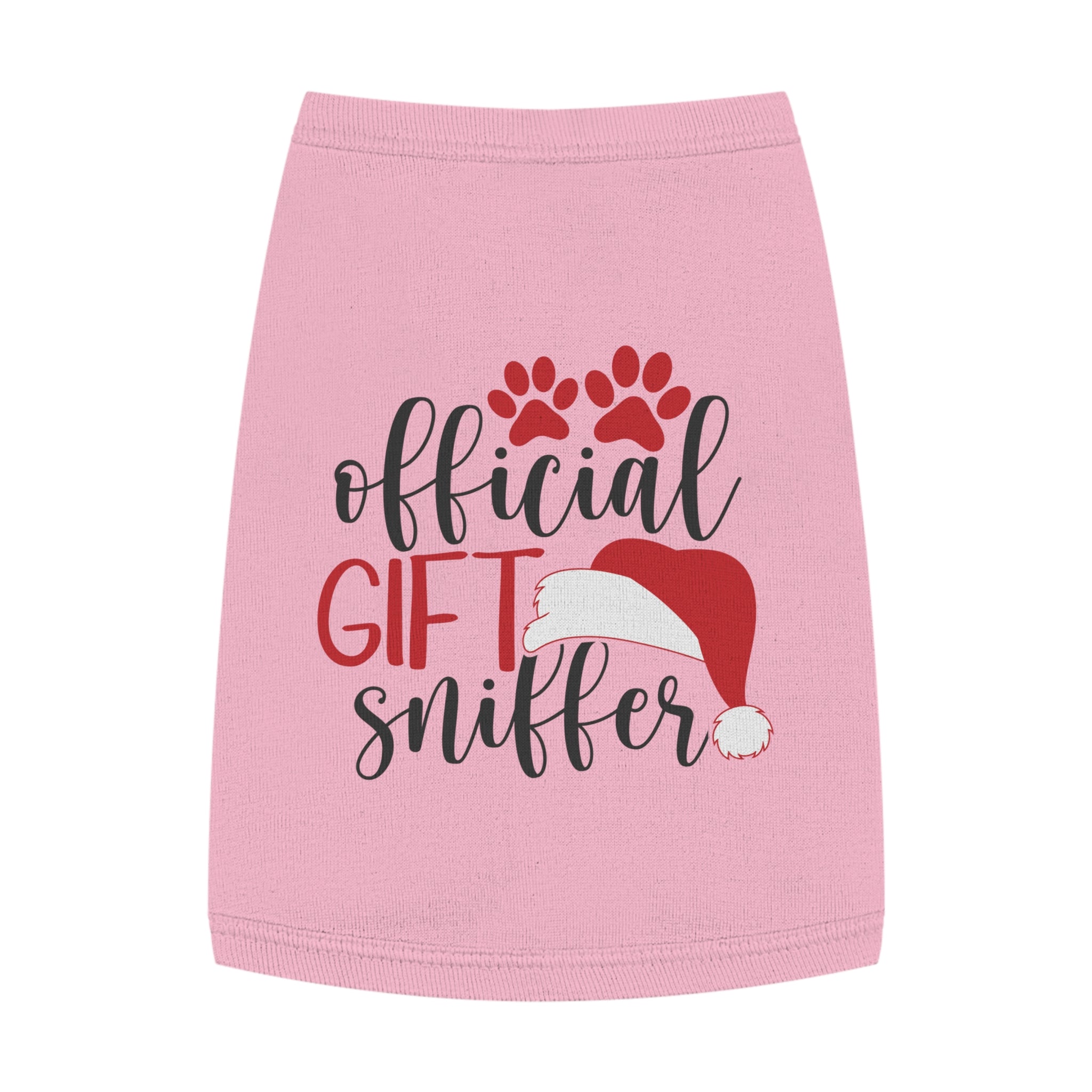 Funny Christmas Dog Shirt Gift – “Official Gift Sniffer” Tank Top