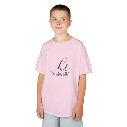 Hi I'm New Here: Fun and Friendly Kids' T-Shirt –  for Little Adventurers!
