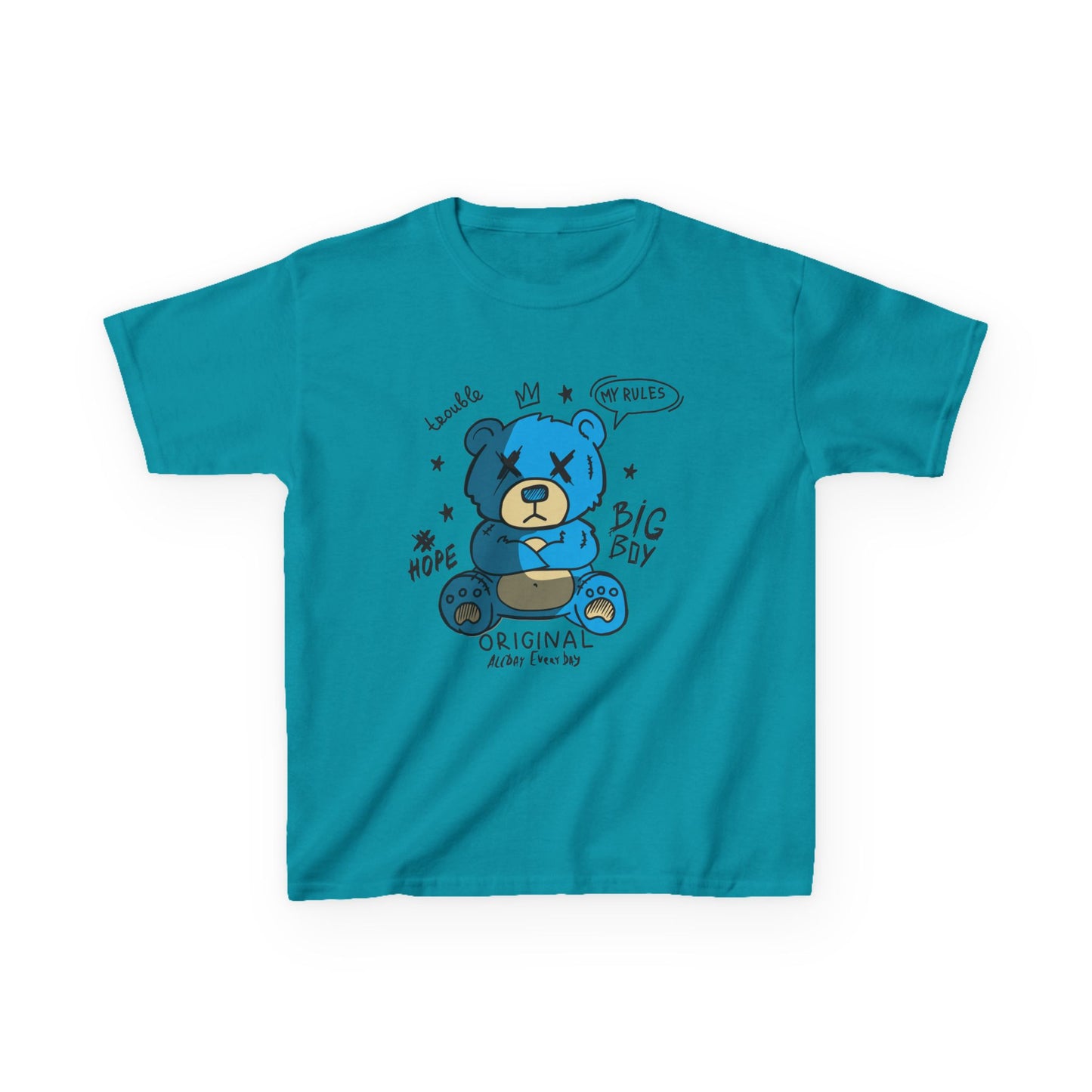 Big Boy Original Teddy Bear Kids Shirt | Bold Streetwear Graphic Tee